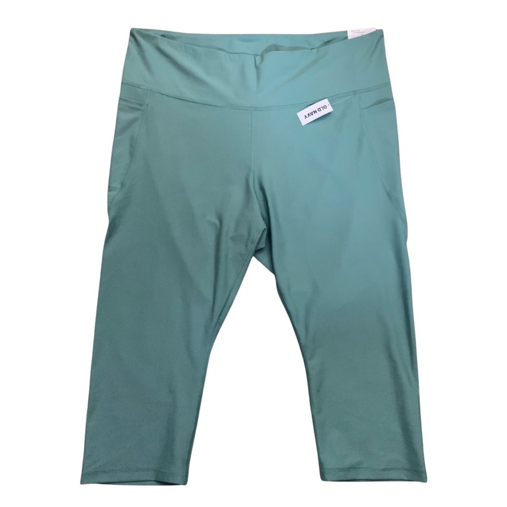 Old Navy High-Waisted PowerSoft Side-Pocket Crop Leggings NWT 3xl